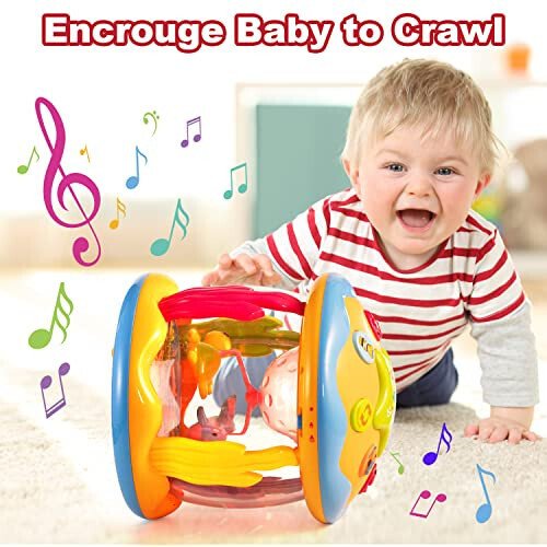 Baby Toys 6 to 12 Months Ocean Projector Baby Light Up Toys Musical Tummy Time Infant Toys 3-6 6-12 12-18 Months 6 7 8 9 Month One Year Old Birthday Gifts Boys Girls - 5