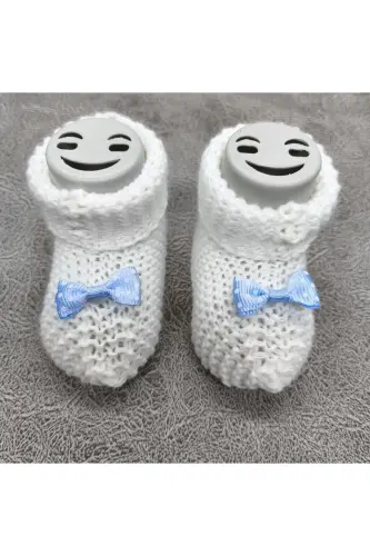 Bebek Patigi O'rgʻu 0-6 Oy-Krem - 3