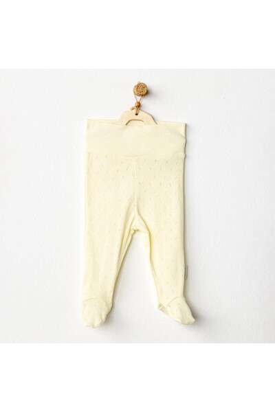 Bebek Patikli Pantolon Footed Pants Jacquard Basic AC24706 - 2