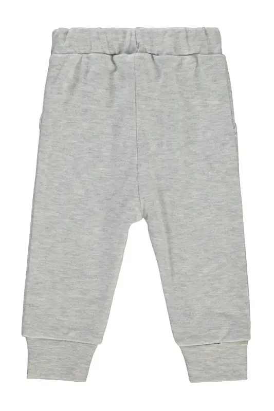 Bebek Patiksiz Tek Alt 6-24 Ay - Gri 18-24 Ay-Karmelanj - 2