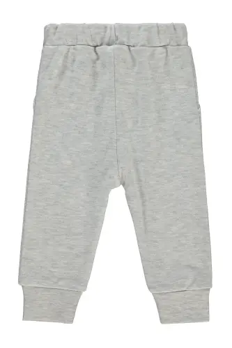 Bebek Patiksiz Tek Alt 6-24 Ay - Gri 18-24 Ay-Karmelanj - CIVIL BABY (1)