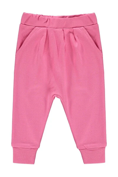 Bebek Patiksiz Tek Alt 6-24 Ay Pembe-Pembe - Civil Baby