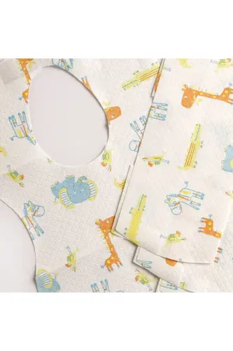 Baby Plus Tek Kullanımlık Bebek Mama Önlüğü 6 Adet - 3