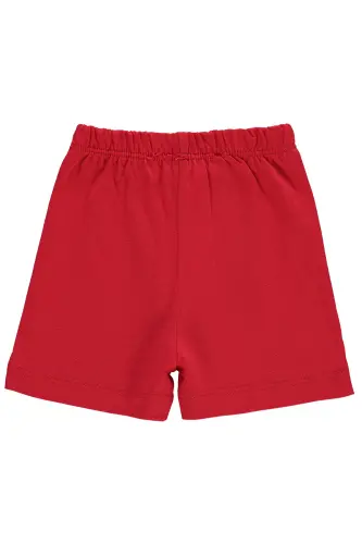 Bebek Şort 3-18 Ay Kırmızı-Kırmızı - CIVIL BABY (1)