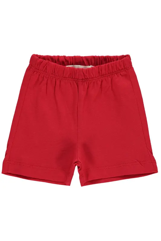 Bebek Şort 3-18 Ay Kırmızı-Kırmızı - CIVIL BABY