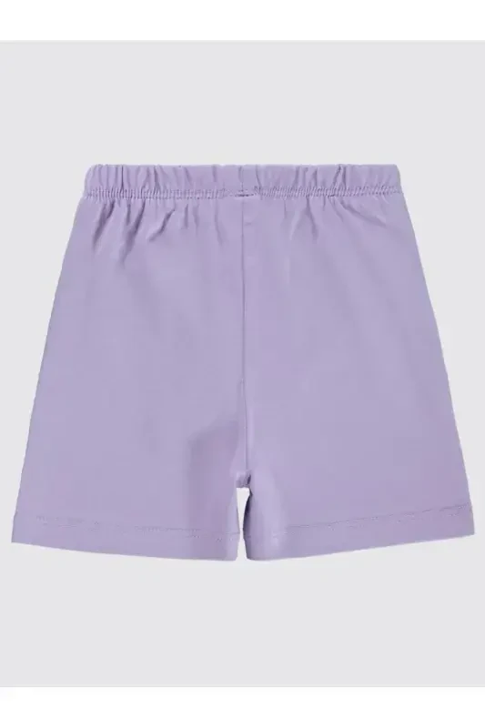 Yandan Dikişli 6-18 Ay Unisex Şort - Lila 6-9 Ay-Lila - 3