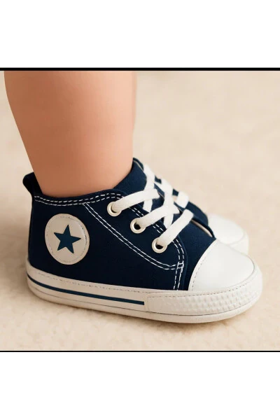 Bebek Spor Patik Ayakkabı-LACİVERT - HIRA KIDS COLLECTION