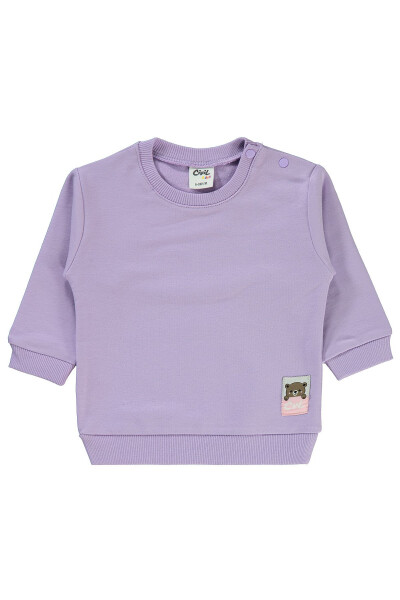 Bebek Sweatshirt (6-18 Ay) Lila - 1