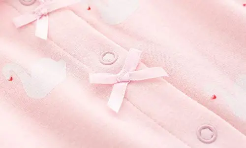 Baby One Piece Romper Soft Cotton Sleepwear Footed Jumpsuit for 0-12 Month Infant - 5