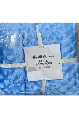 Bebek Tomurcuk Battaniye-Sky Mavi 