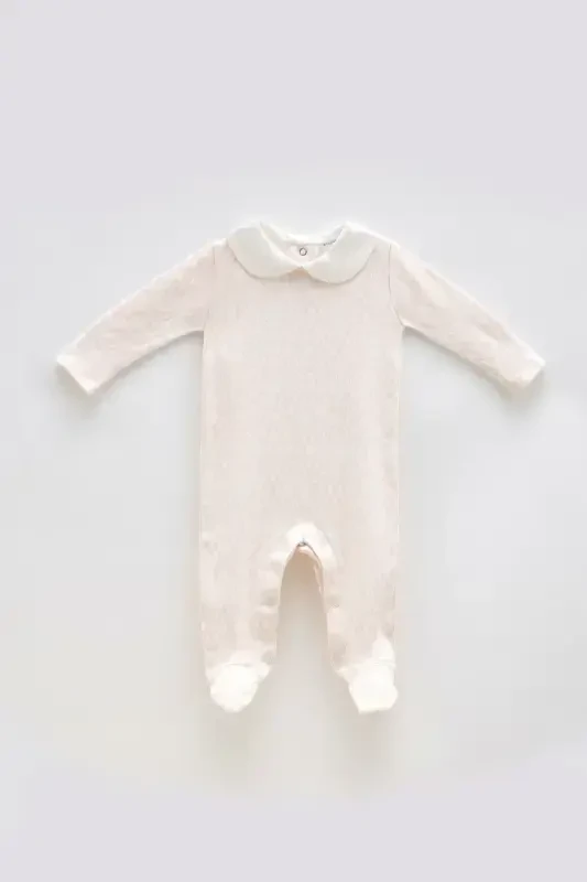 %100 Pamuk Bebek Tulum - Ikat / Pembe - 1