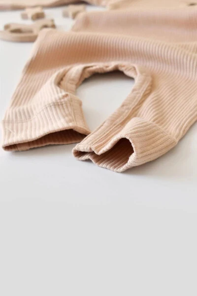 Bebek Uzun Kollu Tulum, %50 Modal Kumaş - %50 Organik Pamuk, Bebek Ve Yenidoğan Serisi - Csym11412 - BABYCOSY (1)