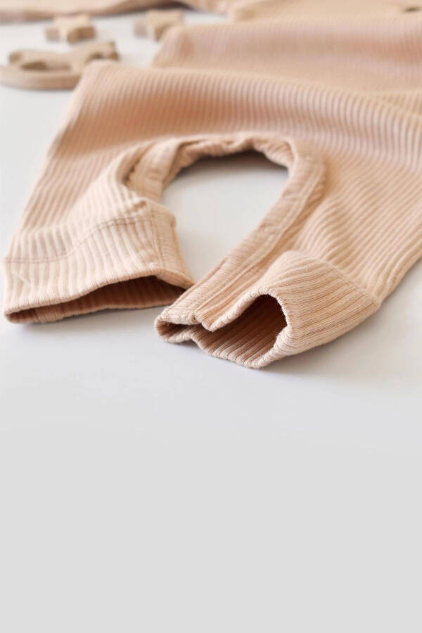 Bebek Uzun Kollu Tulum, %50 Modal Kumaş - %50 Organik Pamuk, Bebek Ve Yenidoğan Serisi - Csym11412 - 2