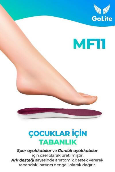 Bebek Ve Çocuk Için Spor Ayakkabı Patik Iç Tabanlığı, Ark Destekli Gündelik Tabanlık - 1 Çift - 4