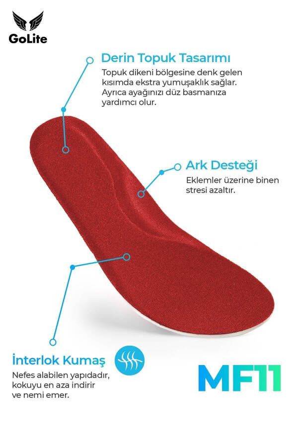 Bebek Ve Çocuk Için Spor Ayakkabı Patik Iç Tabanlığı, Ark Destekli Gündelik Tabanlık - 1 Çift - 3