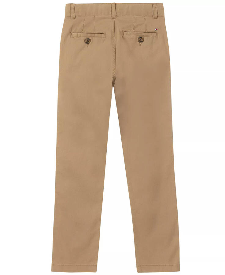 Boys' 2T-7 Flat-Front Stretch Chino Pants - Gold Khaki - 2