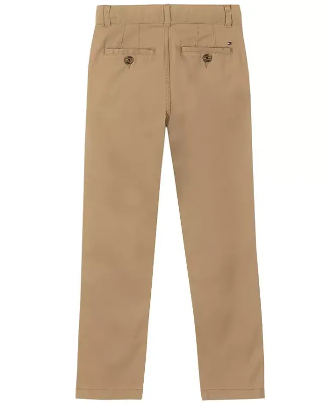 Toddler and Little Boys Flat-Front Stretch Chino Pants - 3