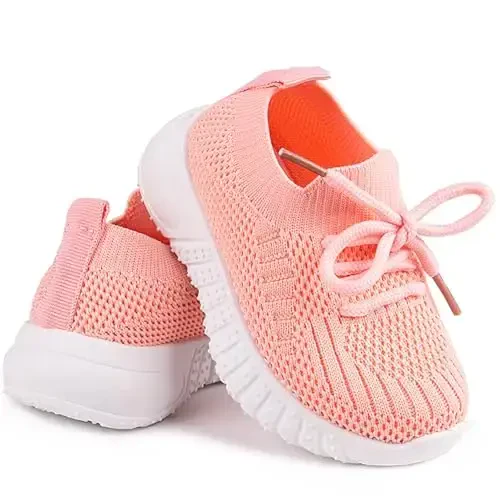 Toddler Baby Girls Boys Tennis White Walking Barefoot Slip on Shoes 18-24 Months Size 5 Wide Toe Box Summer Soft Sole Flexible Dinosaur Cheer Shoes Breathable Outdoor Soccer Rubber Sneakers - TODDLER