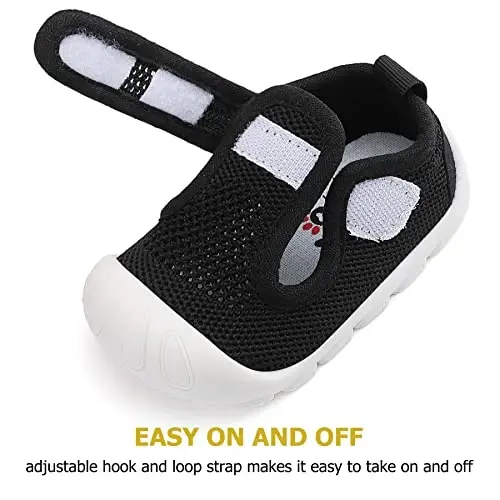 Baby Toddler Girls Boys Shoes Lightweight Breathable for Non Slip Infant First Walking Shoes Outdoor Toddlers Sneakers 6 9 12 18 24 Months - 3