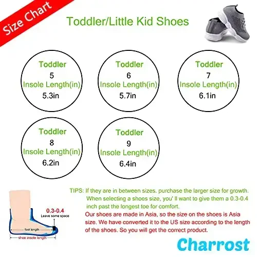 Toddler Baby Girls Boys Tennis White Walking Barefoot Slip on Shoes 18-24 Months Size 5 Wide Toe Box Summer Soft Sole Flexible Dinosaur Cheer Shoes Breathable Outdoor Soccer Rubber Sneakers - 6