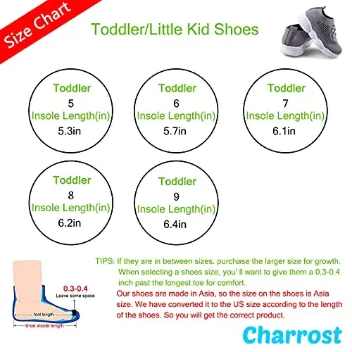 Toddler Baby Girls Boys Tennis White Walking Barefoot Slip on Shoes 18-24 Months Size 5 Wide Toe Box Summer Soft Sole Flexible Dinosaur Cheer Shoes Breathable Outdoor Soccer Rubber Sneakers - 6