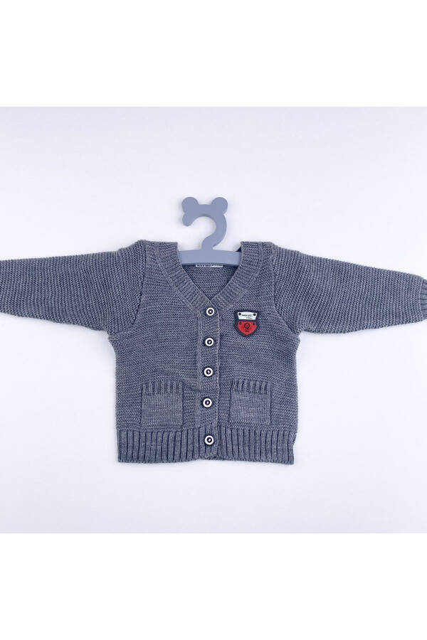 BEBEK/ÇOCUK TRİKO GRİ YELEK - 1