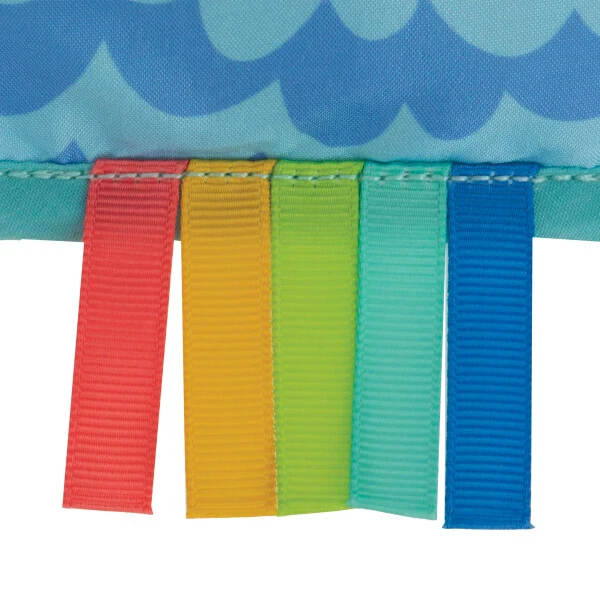 Nuby Teething Baby Blankie and Teether Toy, Unisex Baby Accessories, Frog Design - 7