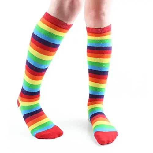 juDanzy Knee High Socks with Grips for Babies, Toddlers and Children 