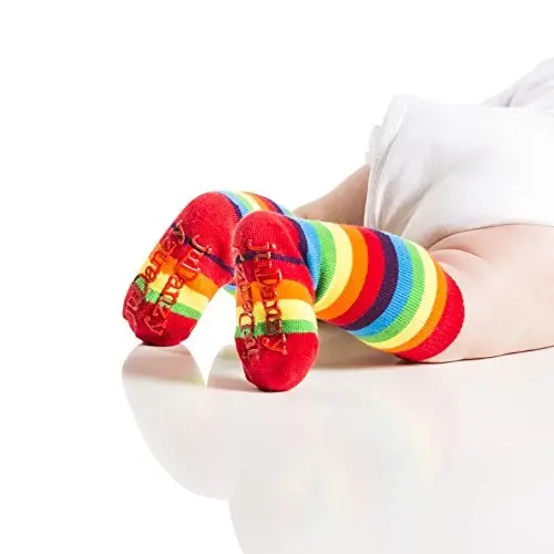 juDanzy Knee High Socks with Grips for Babies, Toddlers and Children - 3