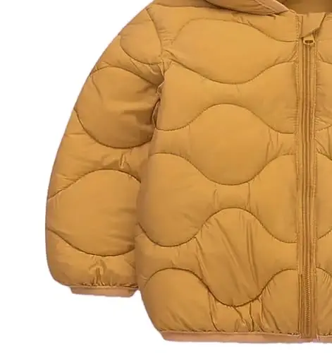 bebeone Toddler Winter Coats Puffer Padded Jacket Baby Boys Girls Bear Hoods Down Jacket Light Weight Infant Outerwear - 4