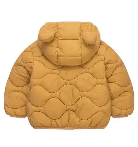 bebeone Toddler Winter Coats Puffer Padded Jacket Baby Boys Girls Bear Hoods Down Jacket Light Weight Infant Outerwear - BEBEONE (1)
