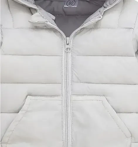 bebeone Toddler Winter Coats Puffer Padded Jacket Baby Boys Girls Bear Hoods Down Jacket Light Weight Infant Outerwear - 5