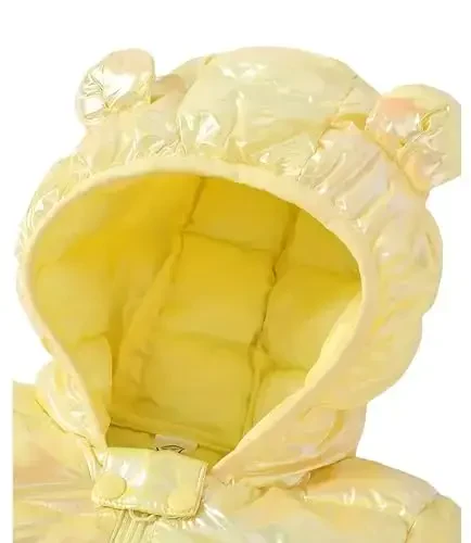 bebeone Toddler Winter Coats Puffer Padded Jacket Baby Boys Girls Bear Hoods Down Jacket Light Weight Infant Outerwear - BEBEONE (1)