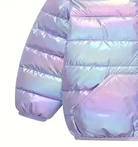 bebeone Toddler Winter Coats Puffer Padded Jacket Baby Boys Girls Bear Hoods Down Jacket Light Weight Infant Outerwear - 5