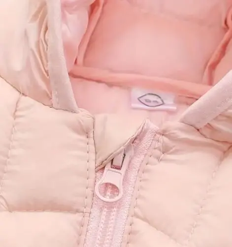 bebeone Toddler Winter Coats Puffer Padded Jacket Baby Boys Girls Bear Hoods Down Jacket Light Weight Infant Outerwear - 3