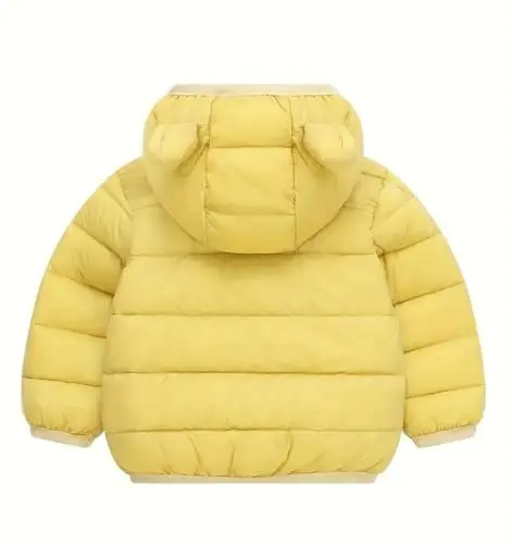 bebeone Toddler Winter Coats Puffer Padded Jacket Baby Boys Girls Bear Hoods Down Jacket Light Weight Infant Outerwear - BEBEONE (1)