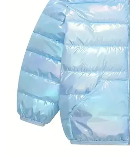 bebeone Toddler Winter Coats Puffer Padded Jacket Baby Boys Girls Bear Hoods Down Jacket Light Weight Infant Outerwear - 4