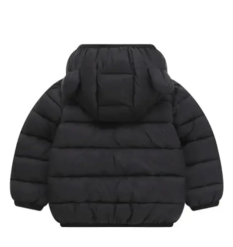 bebeone Toddler Winter Coats Puffer Padded Jacket Baby Boys Girls Bear Hoods Down Jacket Light Weight Infant Outerwear - 2