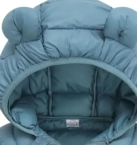 bebeone Toddler Winter Coats Puffer Padded Jacket Baby Boys Girls Bear Hoods Down Jacket Light Weight Infant Outerwear - 3