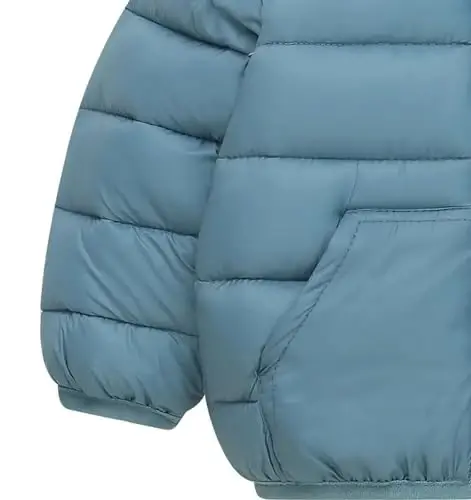 bebeone Toddler Winter Coats Puffer Padded Jacket Baby Boys Girls Bear Hoods Down Jacket Light Weight Infant Outerwear - 4