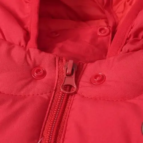 bebeone Toddler Winter Coats Puffer Padded Jacket Baby Boys Girls Bear Hoods Down Jacket Light Weight Infant Outerwear - 5