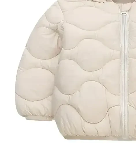 bebeone Toddler Winter Coats Puffer Padded Jacket Baby Boys Girls Bear Hoods Down Jacket Light Weight Infant Outerwear - 4