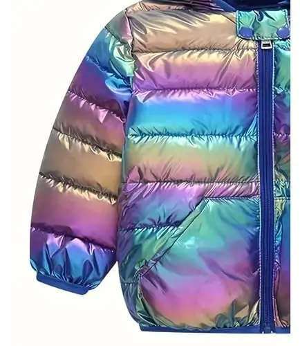 bebeone Toddler Winter Coats Puffer Padded Jacket Baby Boys Girls Bear Hoods Down Jacket Light Weight Infant Outerwear - 5