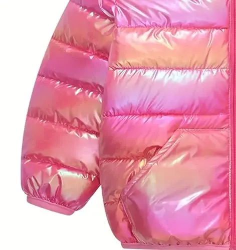 bebeone Toddler Winter Coats Puffer Padded Jacket Baby Boys Girls Bear Hoods Down Jacket Light Weight Infant Outerwear - 5