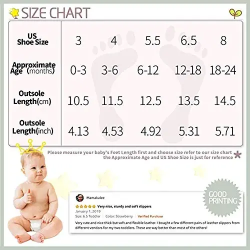 Bebila Double Bow Fringe Baby Moccasins - Soft Sole Baby Shoes Girls Toddler Crib Flats - 5