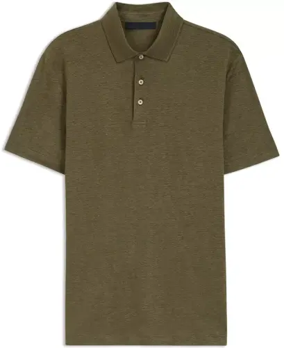 BECKHAM x BOSS Men's Linen Regular-Fit Polo Shirt - HUGO BOSS (1)