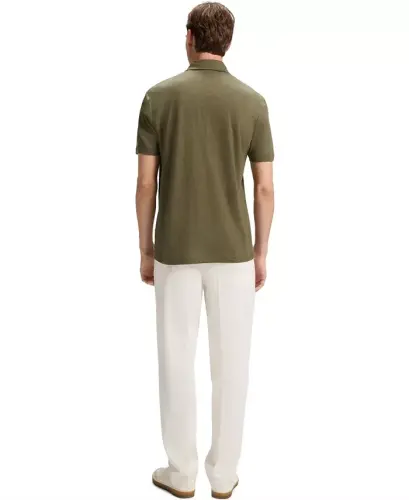 BECKHAM x BOSS Men's Linen Regular-Fit Polo Shirt - 3