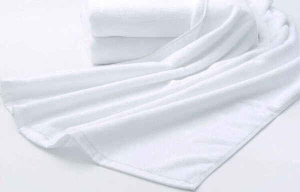 Bed Linen World 600gr Hotel Type 90x150 White Bath Towel - 4