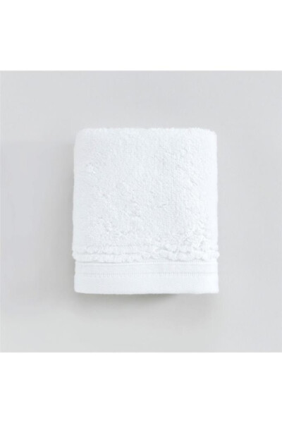 Bed Linen World Hotel Type 50x90 White Face Towel - 6