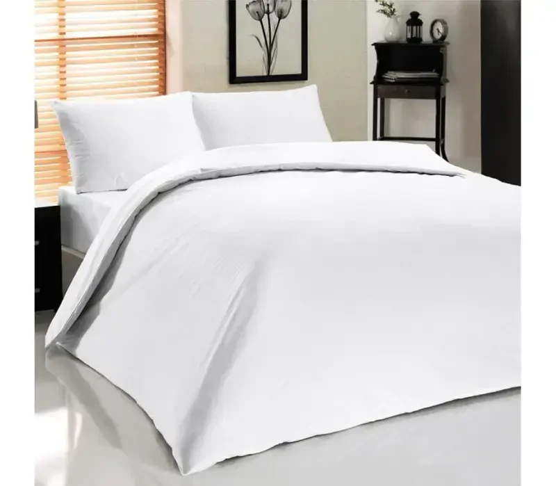 Bedding World Hotel Type Double Size Bedding Set White - 1